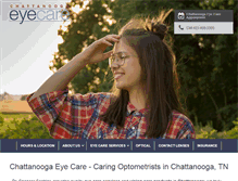 Tablet Screenshot of chattanoogaeyecare.com